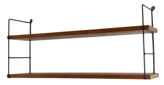 Image 1 of Etagère murale en bois 'Hillegersberg' vintage