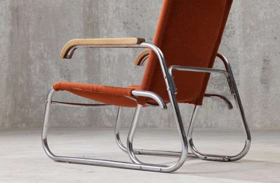 Image 1 of Rare Midcentury Bauhaus Armchair, Ca30S