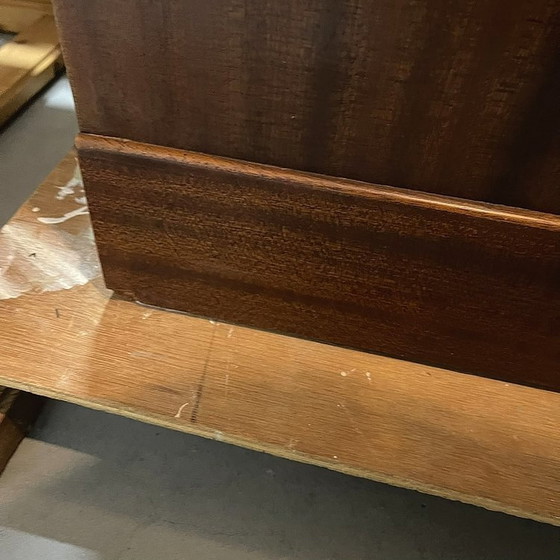 Image 1 of Vintage Midcentury Wall Cabinet Highboard Vitrine Bar Cupboard