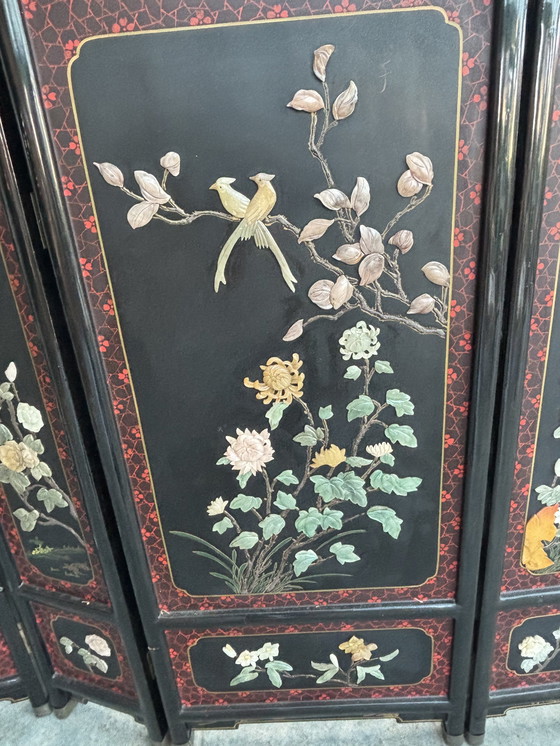 Image 1 of Chinese Inlaid Chamber Screen