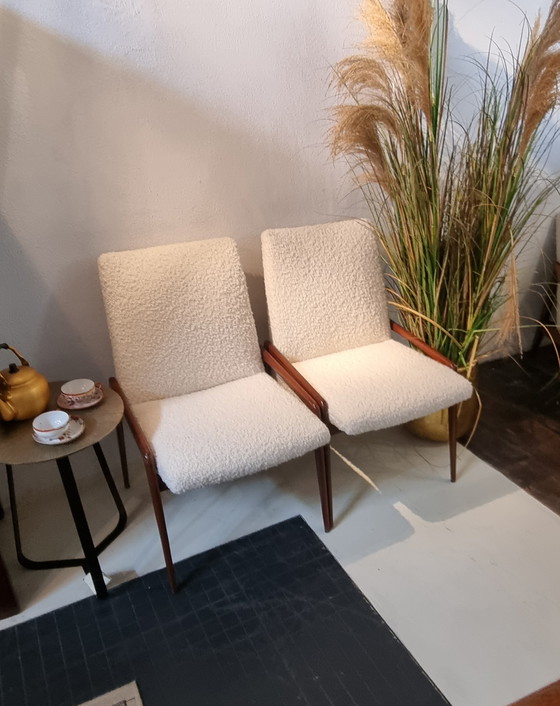 Image 1 of 2x vintage armchairs