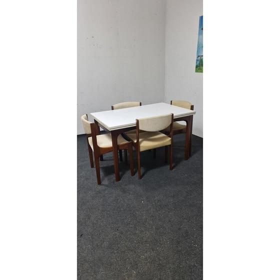 Image 1 of Vintage white dining set