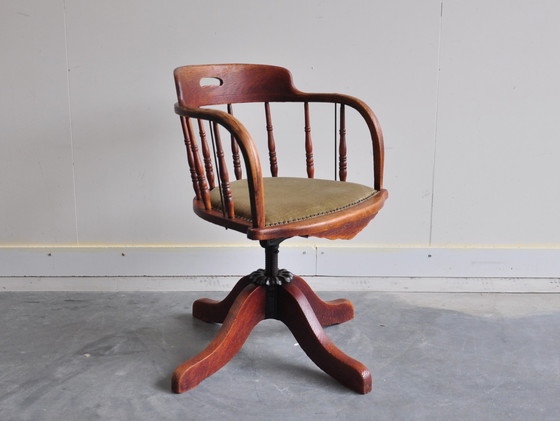 Image 1 of Antique Office Chair Heywood Brothers & Wakefield Co.