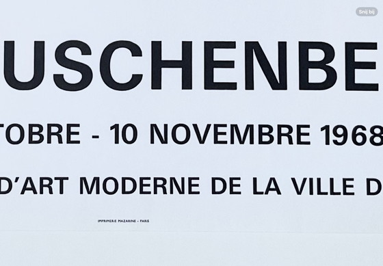 Image 1 of Robert Rauschenberg musea d 'art Exposition d'affiches