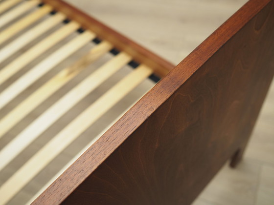 Image 1 of Teak Bed, Danish Design, 1960S, Designer: Sigfred Omann, Manufacture: Ølholm Møbelfabrik