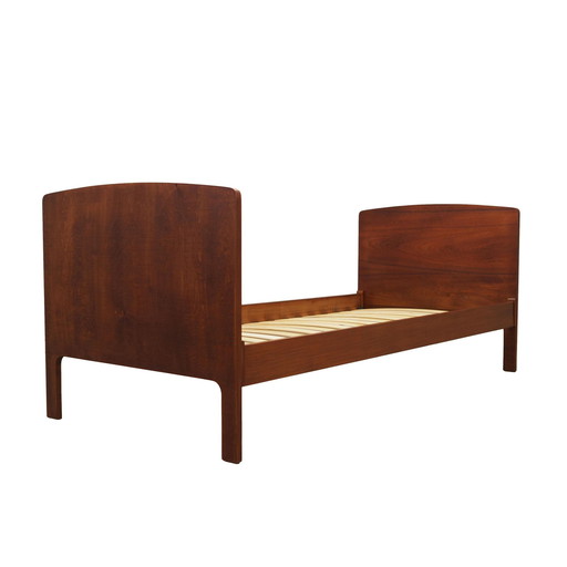 Teak Bed, Danish Design, 1960S, Designer: Sigfred Omann, Manufacture: Ølholm Møbelfabrik