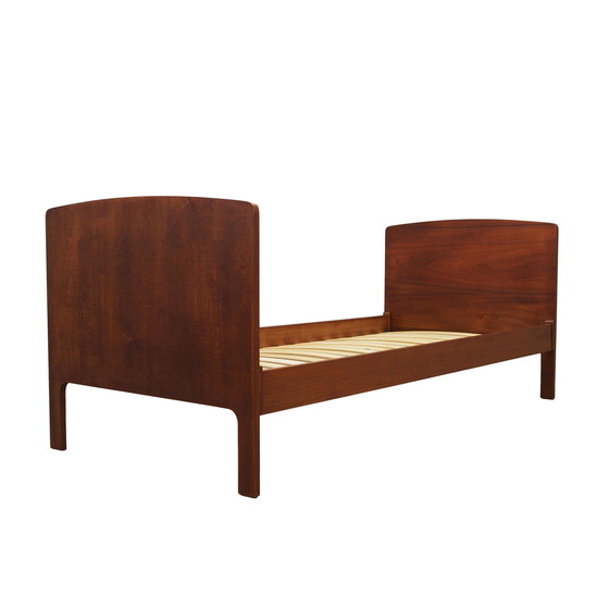 Image 1 of Teak Bed, Danish Design, 1960S, Designer: Sigfred Omann, Manufacture: Ølholm Møbelfabrik