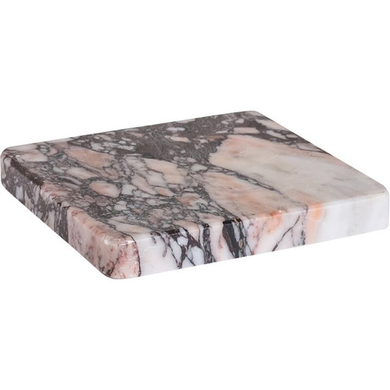 Image 1 of Vassoio quadrato in marmo vintage, Italia 1970