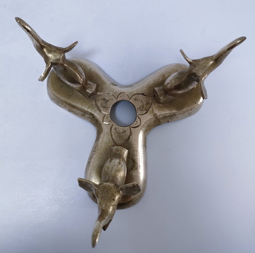 Brass Elephants Vintage Pocket Scoop Base