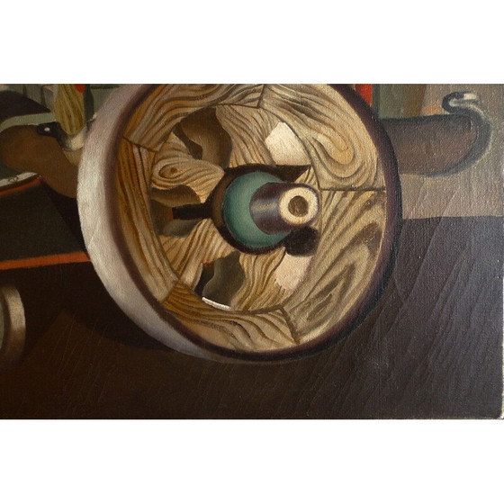 Image 1 of Vintage oil painting on canvas, Géa Augsbourg Switzerland 1932