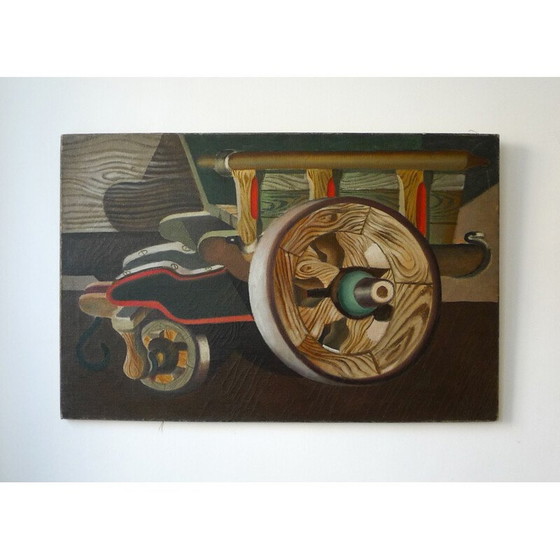 Image 1 of Vintage oil painting on canvas, Géa Augsbourg Switzerland 1932
