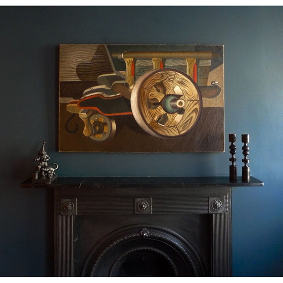 Image 1 of Vintage oil painting on canvas, Géa Augsbourg Switzerland 1932