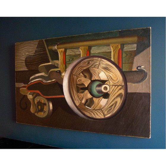 Image 1 of Vintage oil painting on canvas, Géa Augsbourg Switzerland 1932