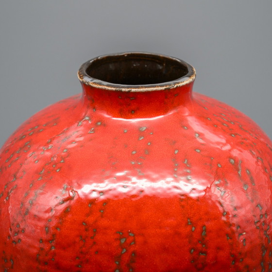 Image 1 of Fat Lava XL Carstens Tönnieshof Vase en céramique H 48cm Ø 36cm Poterie d'Allemagne de l'Ouest