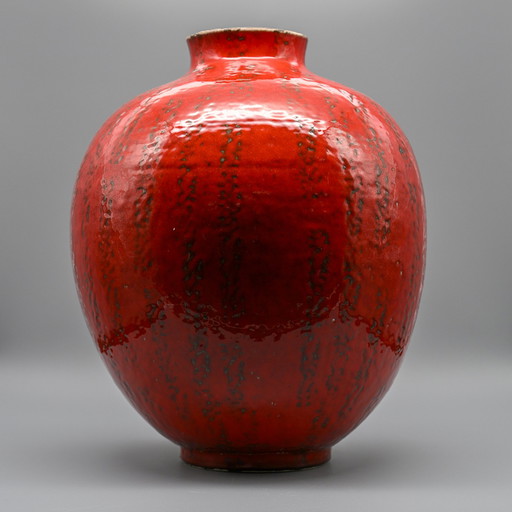 Fat Lava XL Carstens Tönnieshof Vase en céramique H 48cm Ø 36cm Poterie d'Allemagne de l'Ouest