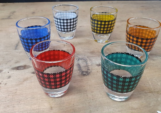 Image 1 of Bicchieri da shot vintage anni '60 del 1844