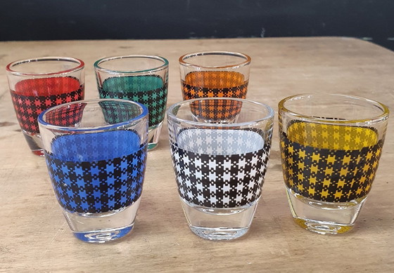 Image 1 of Bicchieri da shot vintage anni '60 del 1844