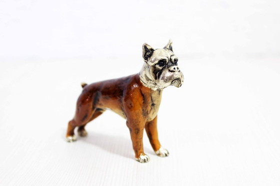 Image 1 of Boxer in solid pewter 1970/80