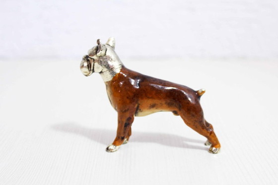 Image 1 of Boxer in solid pewter 1970/80