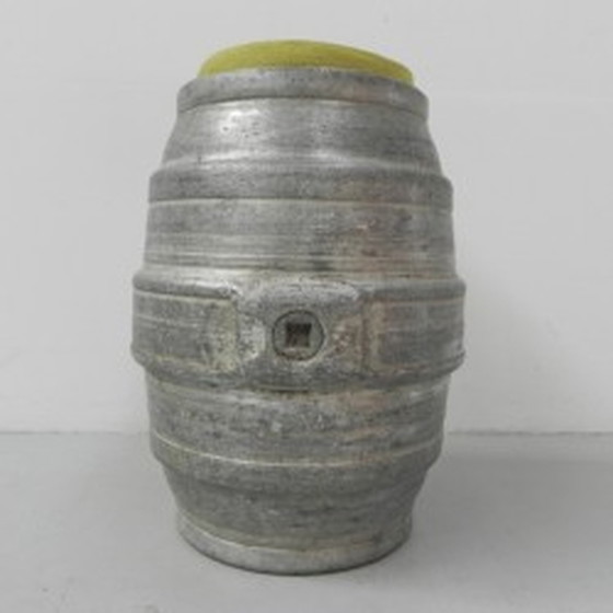 Image 1 of Industrial aluminum beer keg stool