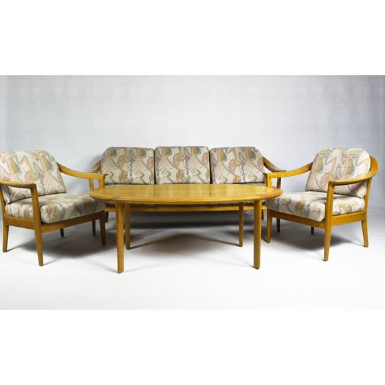 Image 1 of Dining set produced by Wilhelm Knoll composed by a sofa,a pair of armchairs and a coffee table - 1970s