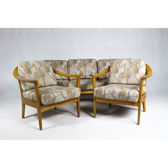 Image 1 of Dining set produced by Wilhelm Knoll composed by a sofa,a pair of armchairs and a coffee table - 1970s