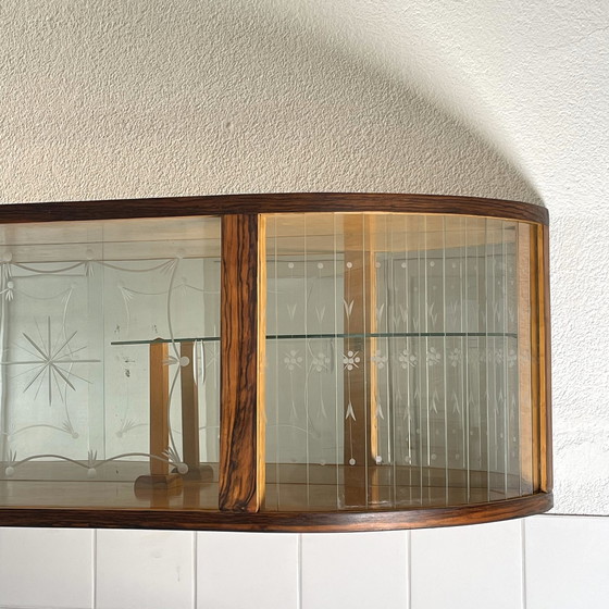 Image 1 of Hanging Display Case In Art Deco Style