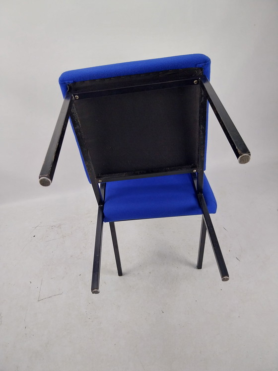 Image 1 of 2x Spectrum chair 1960s in original blue fabric. 43 x 50 x 70cm zh 45cm