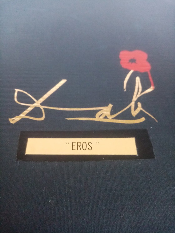 Image 1 of Piatto di design "Eros" numerato 1640 di Salvador Dalì anni '90