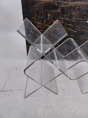 1 x plexiglass wine rack for 9 bottles