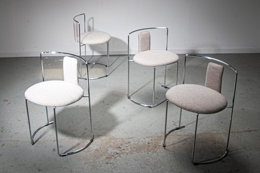 Ensemble de 4 chaises Gaja conçues par Kazuhide Takahama pour Cassina