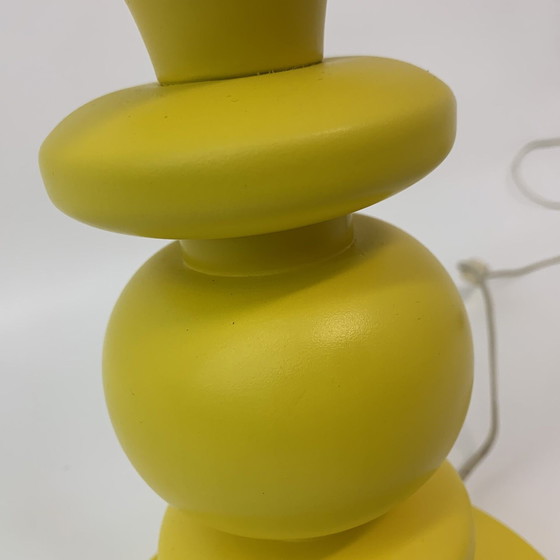 Image 1 of Space Age Table Lamp -  Yellow, 1970s