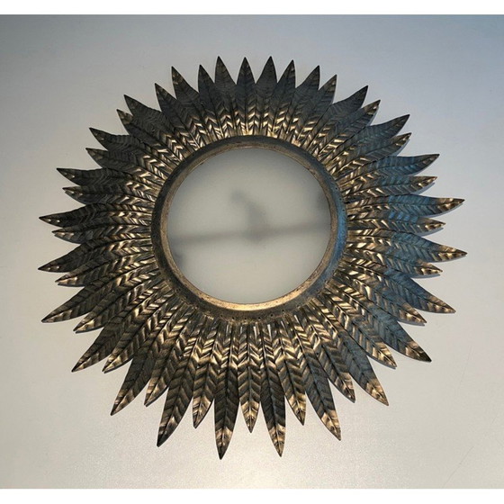 Image 1 of Soleil vintage silver-plated ceiling lamp, 1970