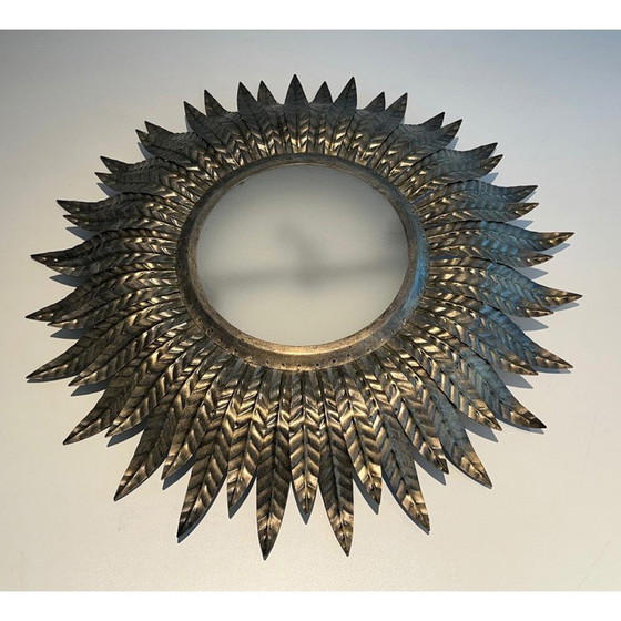 Image 1 of Soleil vintage silver-plated ceiling lamp, 1970