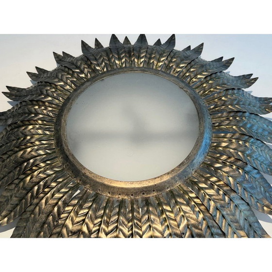 Image 1 of Soleil vintage silver-plated ceiling lamp, 1970