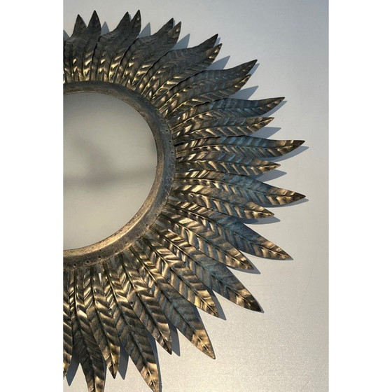 Image 1 of Soleil vintage silver-plated ceiling lamp, 1970