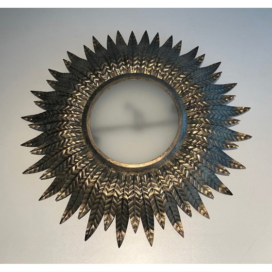 Image 1 of Soleil vintage silver-plated ceiling lamp, 1970