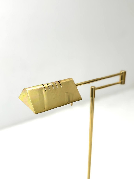 Image 1 of Adjustable brass floor lamp by Fratelli Martini, 1980s