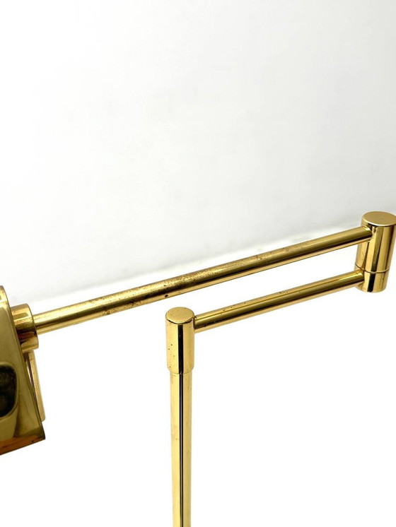 Image 1 of Adjustable brass floor lamp by Fratelli Martini, 1980s