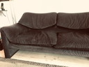 2x Cassina Maralunga Canapé 2 places by Vico Magistretti
