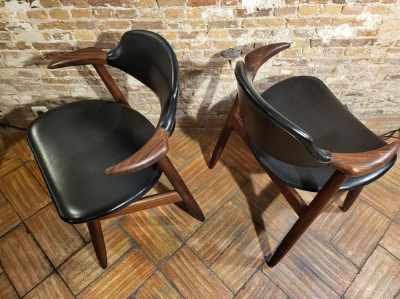 Image 1 of 2X Vintage 'Koehoorn' Tijsseling Chairs