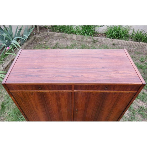 Image 1 of Vintage rosewood highboard with drawers, Denmark 1960