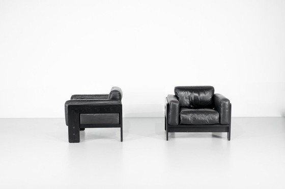 Image 1 of Pair Of "Bastiano" By Tobia Scarpa & Afra Scarpa For Gavina, Italy.