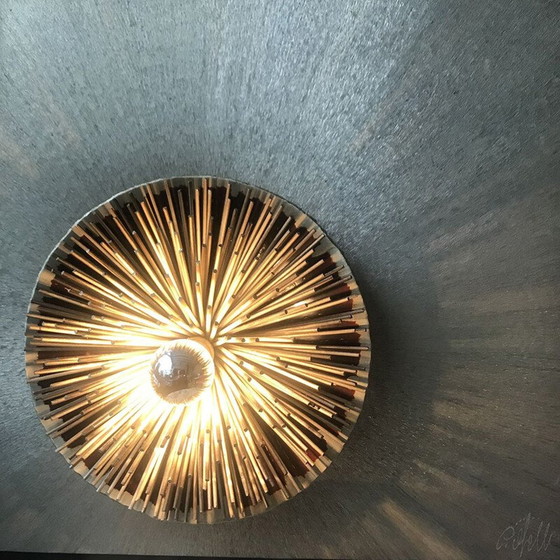 Image 1 of Vintage wall light and sculpture "Radiale" by Otello Ciulinni, 1975s
