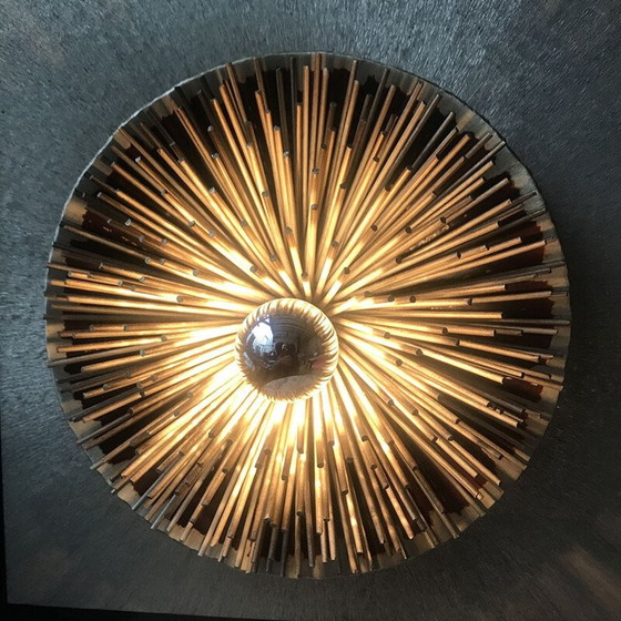 Image 1 of Vintage wall light and sculpture "Radiale" by Otello Ciulinni, 1975s