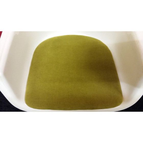 Image 1 of Set of 4 vintage plastic and fabric armchairs by Albert Jacob for Grosfillex, 1970