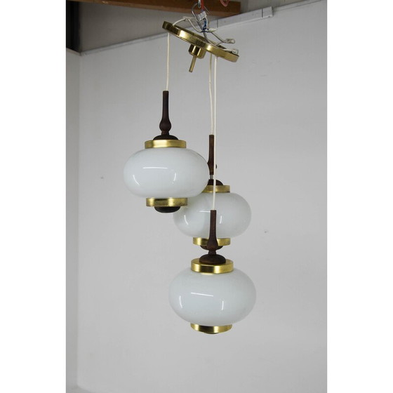 Image 1 of Lampadario di metà secolo di Polam Bielsko, Polonia, anni '70