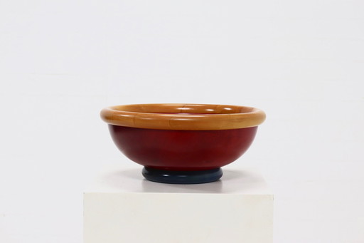 Postmodern Italian Wooden Bowl By Pietro Manzoni 