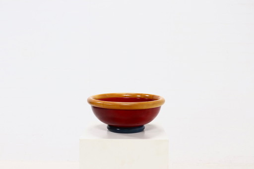 Postmodern Italian Wooden Bowl By Pietro Manzoni 