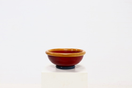 Image 1 of Postmodern Italian Wooden Bowl By Pietro Manzoni 